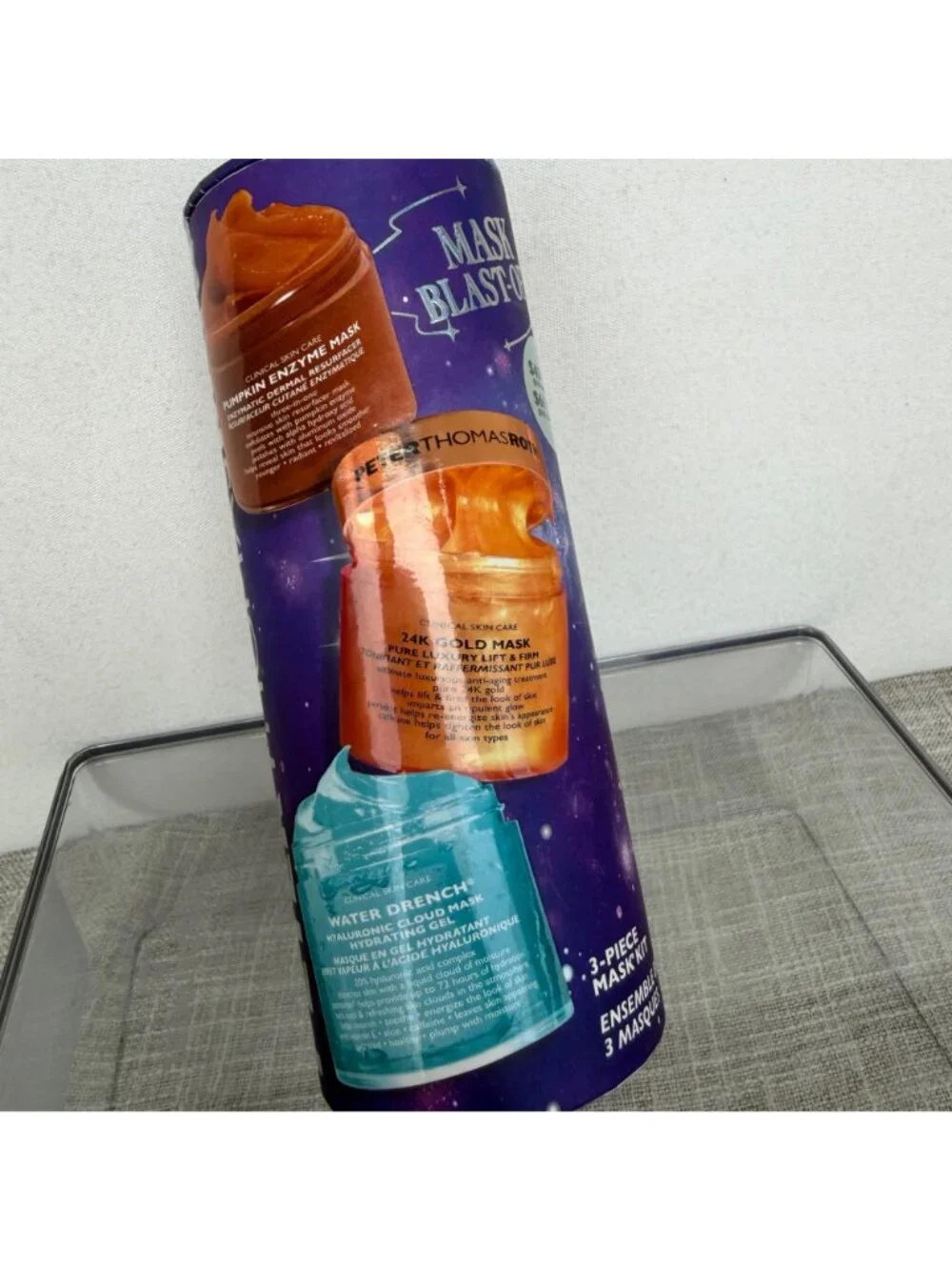NEW PETER THOMAS ROTH 3-PIECE MASK BLAST OFF GIFT SET *SEALED*